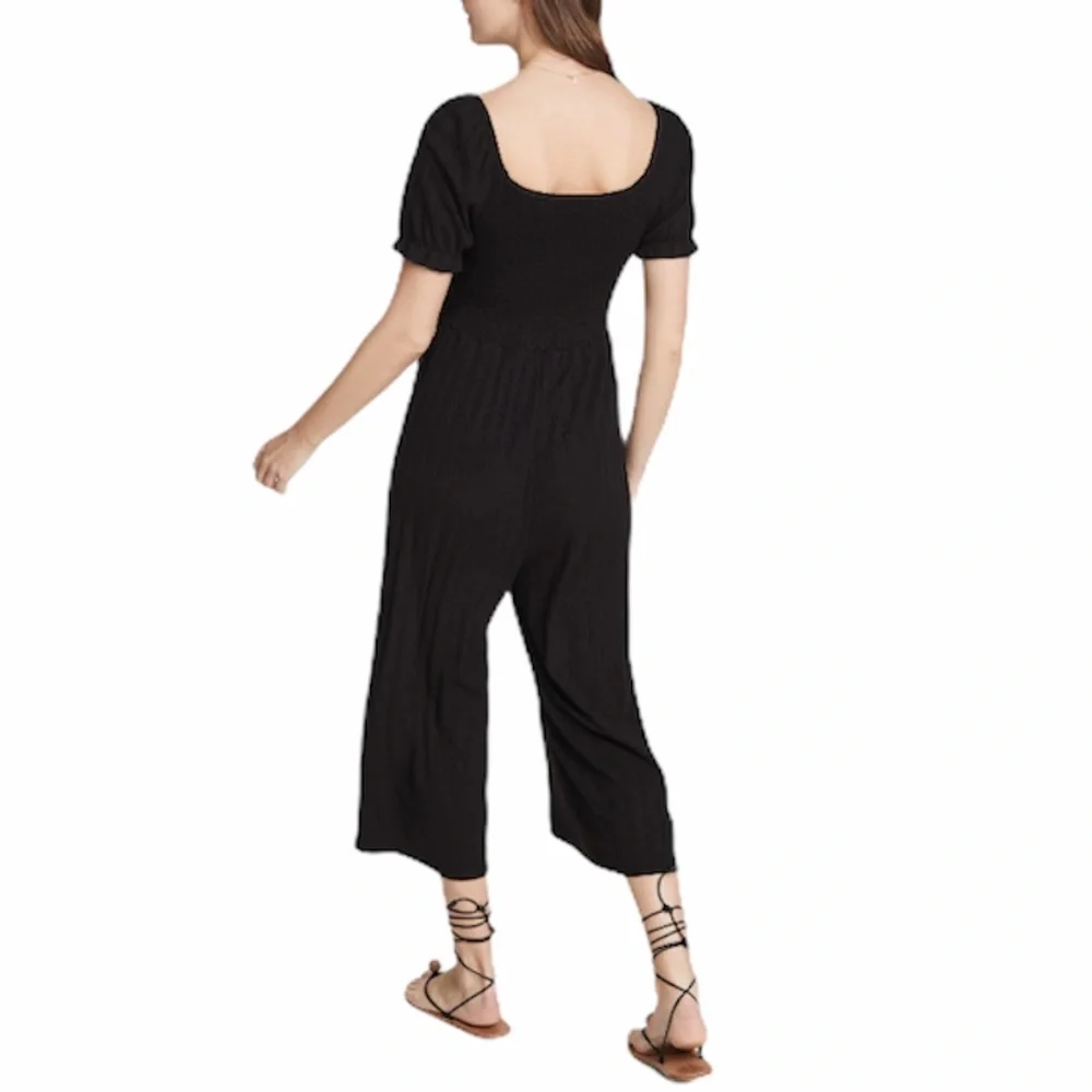 Jack By BB Dakota Total Smock Out Black Jumpsuit M - Picture 8 of 16